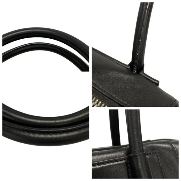 GIVENCHY Medium Antigona soft lock bag 001 Black Leather 691-060325 - Picture 7 of 14